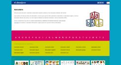 Desktop Screenshot of el-abecedario.com
