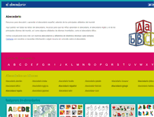 Tablet Screenshot of el-abecedario.com